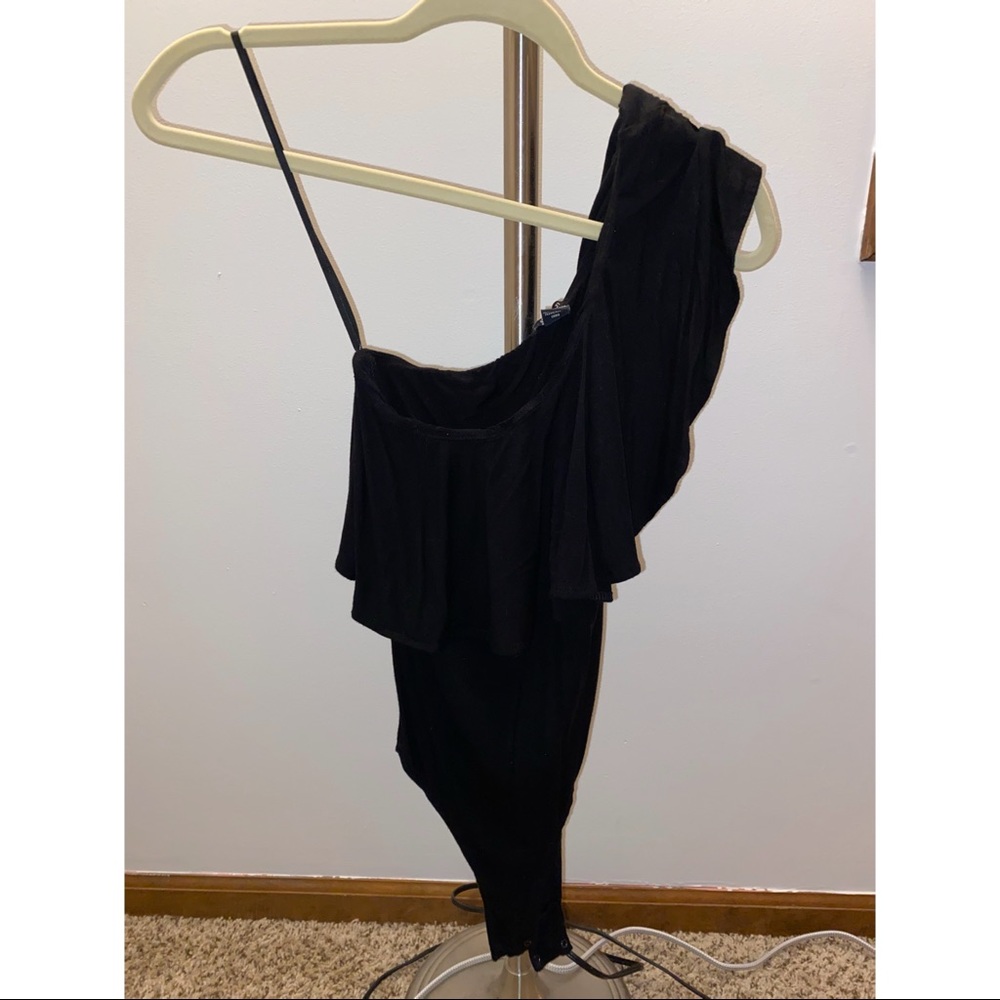 Forever21 One Shoulder Bodysuit Tank Top